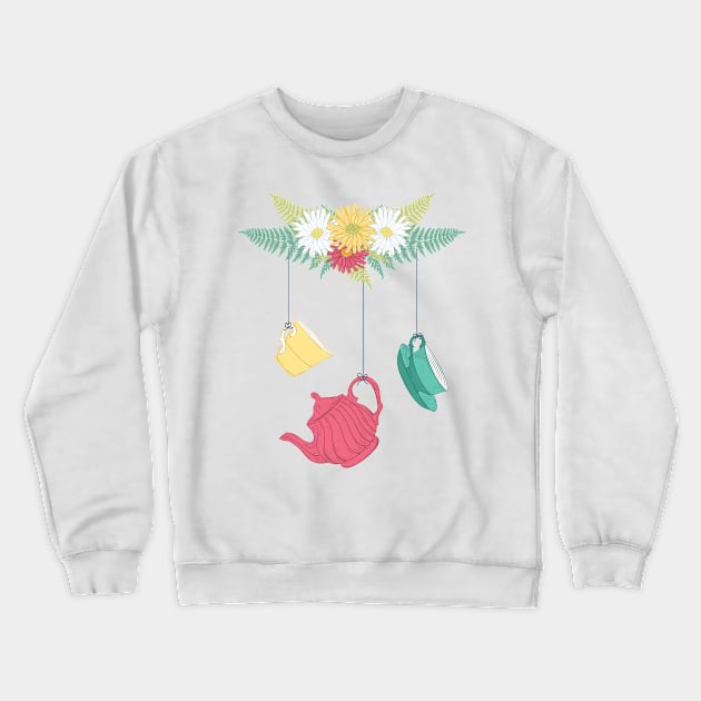 Tea Mobile Crewneck Sweatshirt by SWON Design